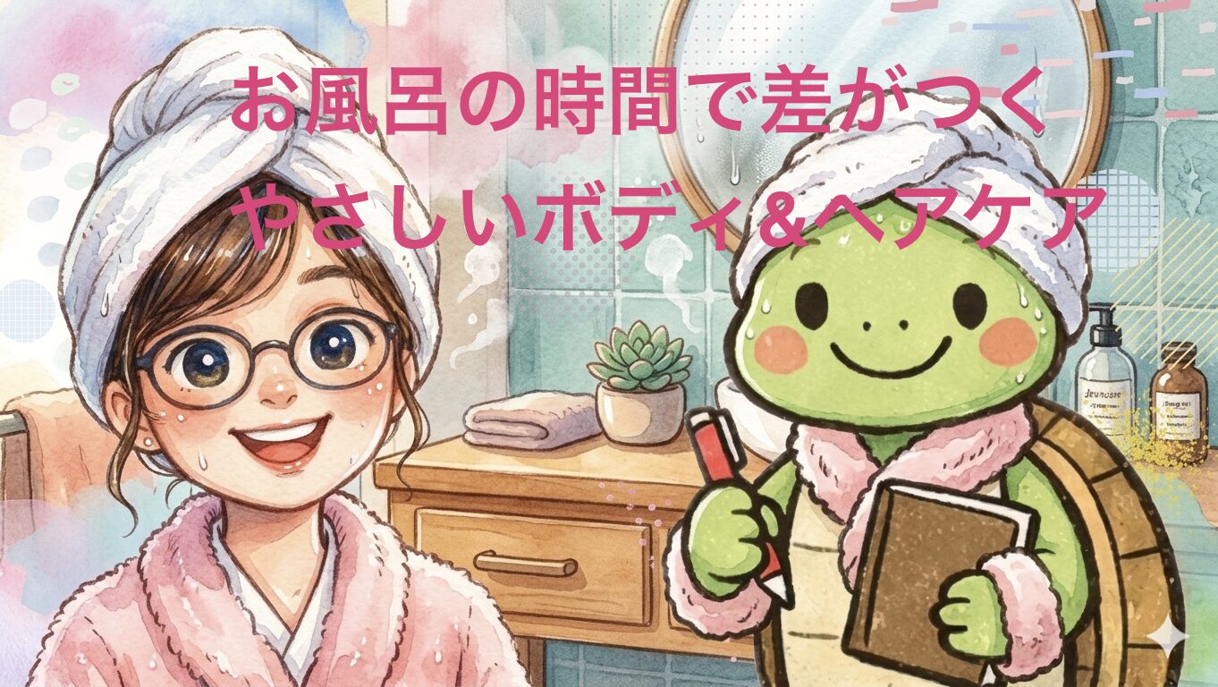 お風呂の時間で差がつく やさしいボディ＆ヘアケア
