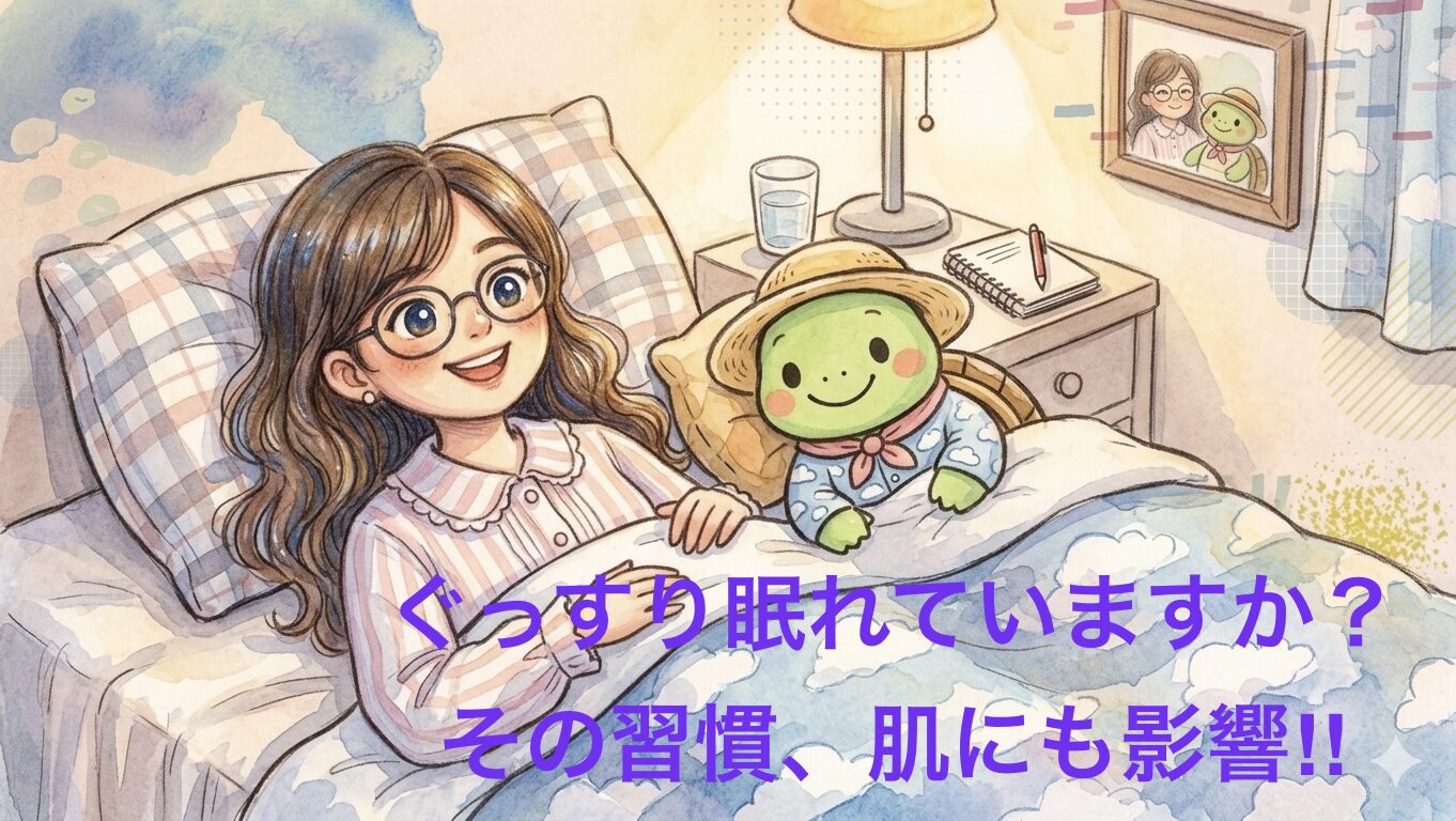 睡眠の質と肌の関係 湯船に浸かることで整う生活習慣