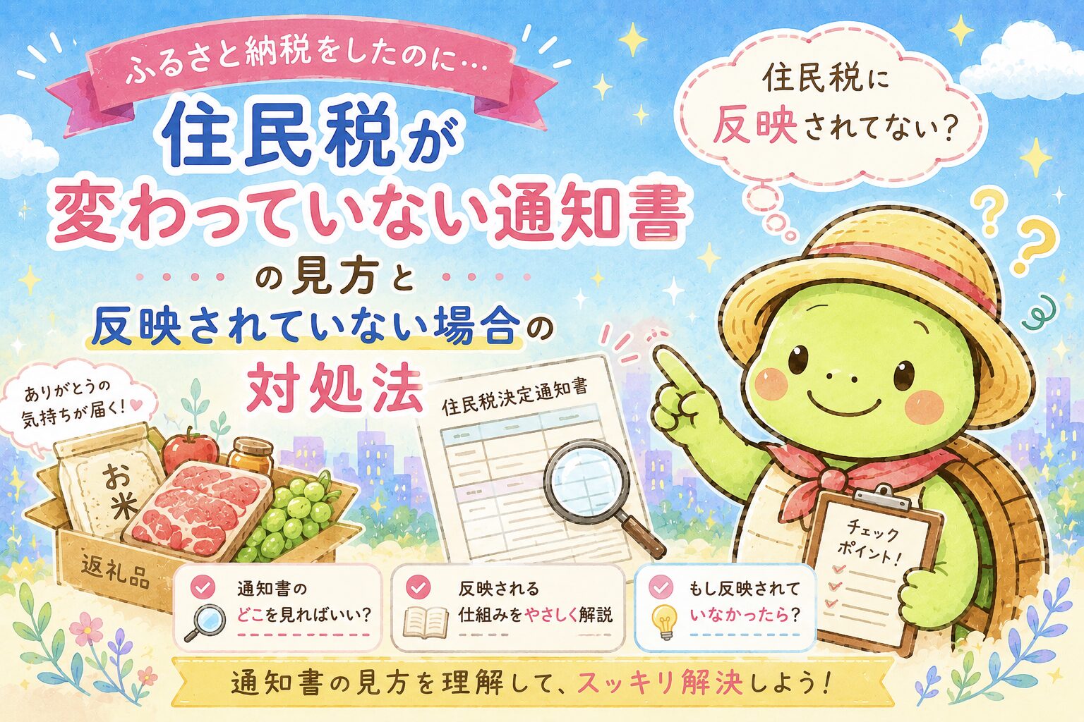 ふるさと納税 住民税 通知書 確認方法