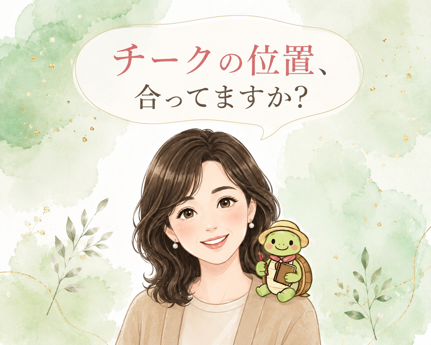 チーク 位置 パーソナルカラー 50代 似合う入れ方