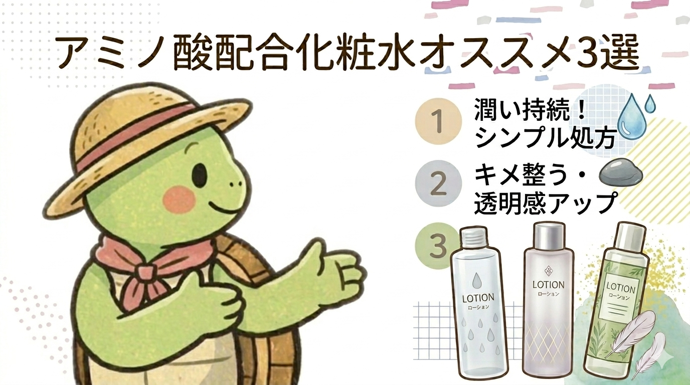 アミノ酸化粧水 乾燥肌 おすすめ