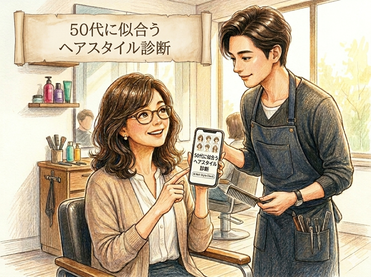50代に似合うヘアスタイル