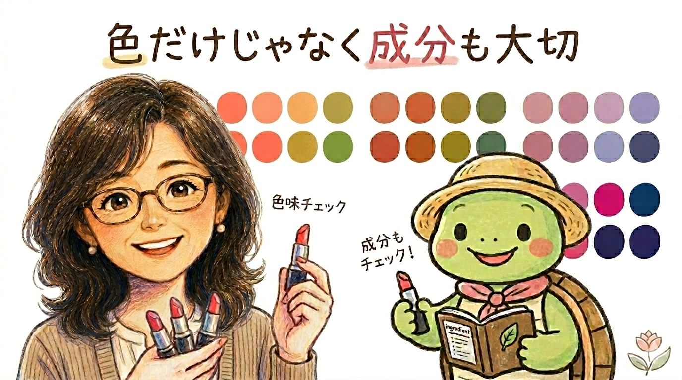 パーソナルカラー リップ 成分 選び方