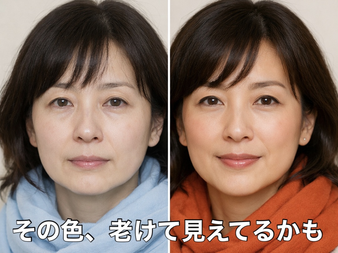 老け見え色 パーソナルカラー