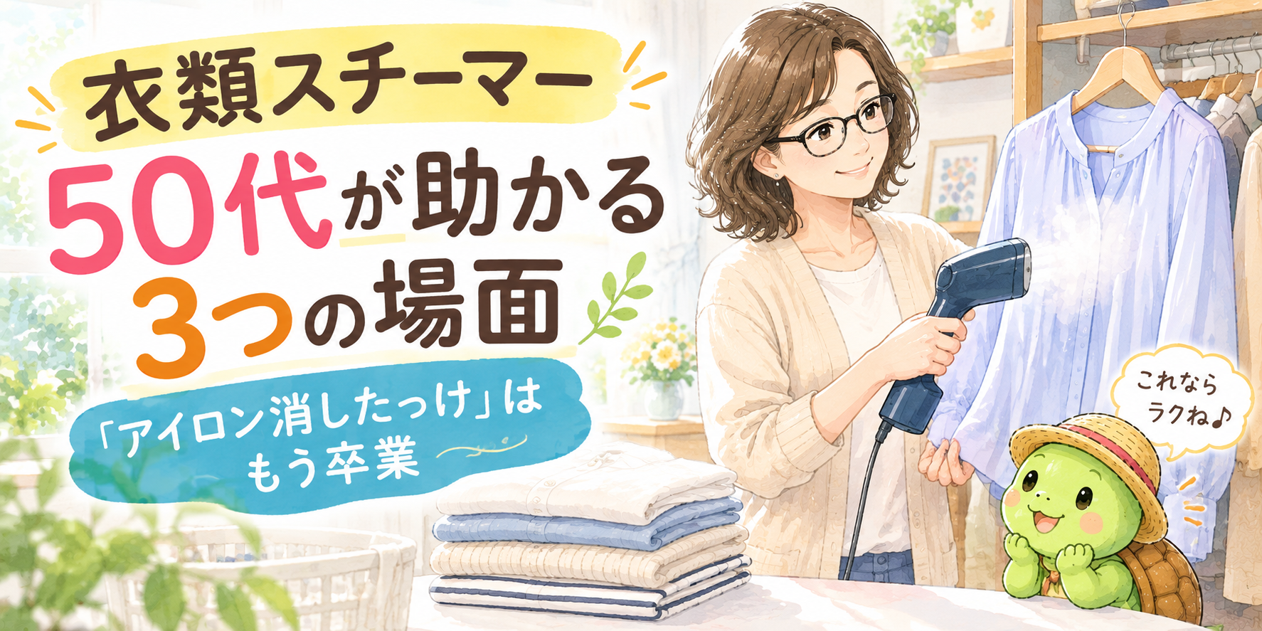 衣類スチーマー 50代 ハンガーにかけたまま シワ取り 自動オフ