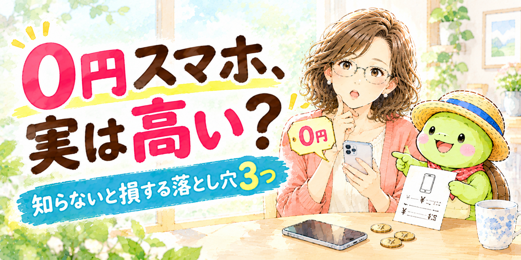 0円スマホ 落とし穴 50代 スマホ 長く使う